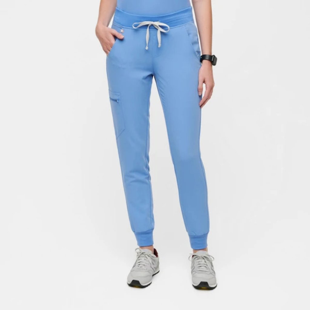 Figs Ciel Blue Zamora Scrub Pants (L)